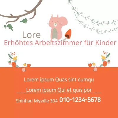 Erhöhtes Arbeitszimmer für Kinder