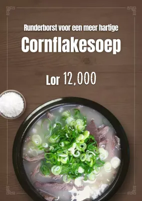 Sushi Japanse menuposter met bruine houten achtergrond