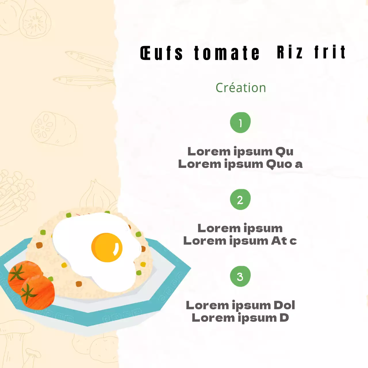 Le partage des recettes culinaires de Beige