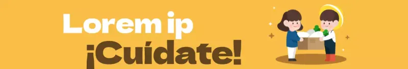 Naranja ilustración sencilla de la entrega de productos