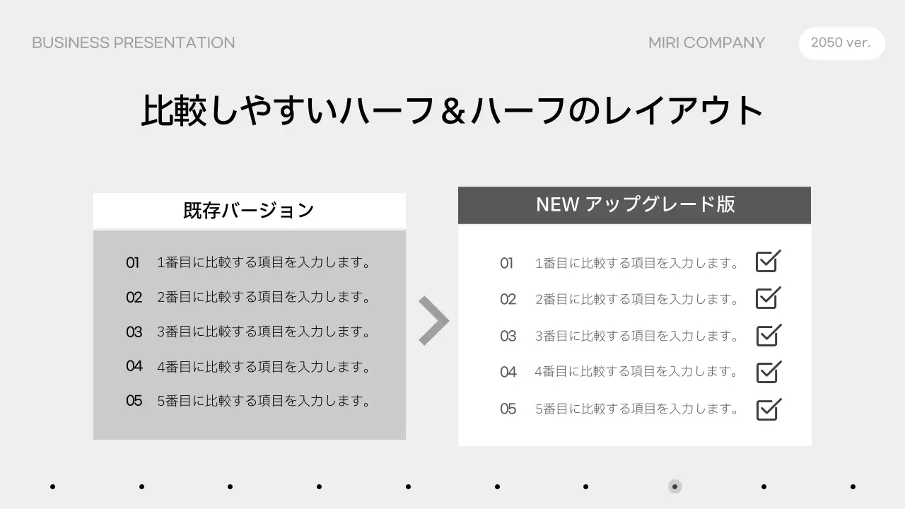 白 シンプル プラン プレゼンテーション