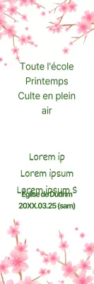 Culte de printemps en plein air