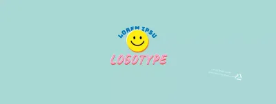 Blauw Schattig Illustratie Cafe