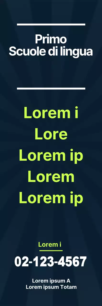Striscione TOEIC