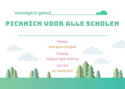 Picknick voor de hele school