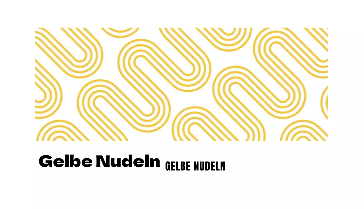 Gelbe traditionelle gemusterte Catering-Visitenkarte