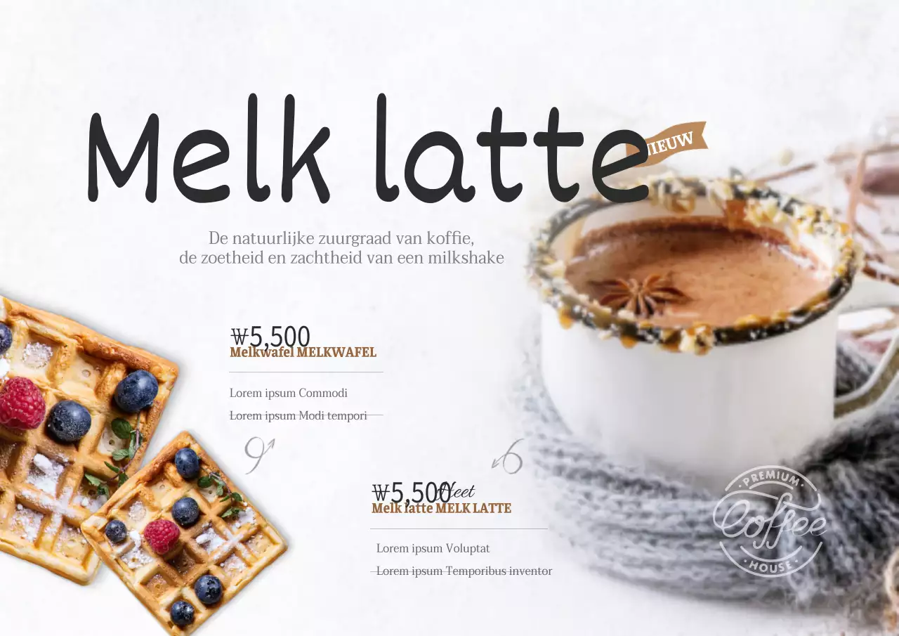 Melk latte