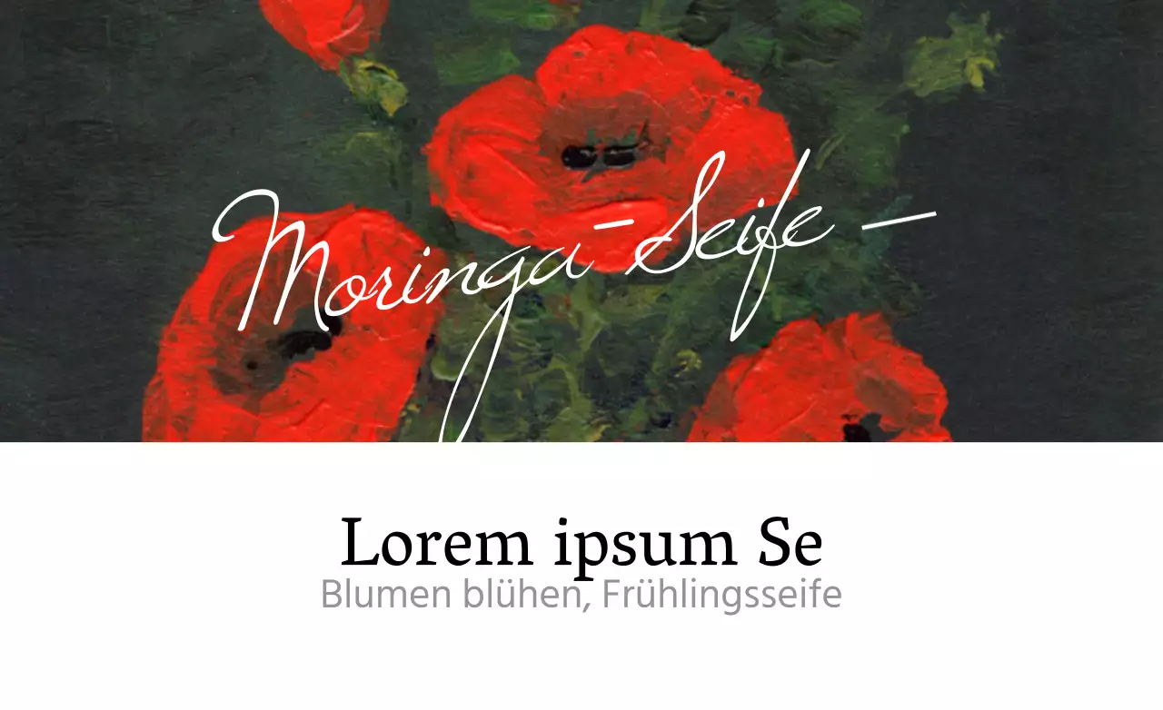 Wenn die Blumen blühen und der Frühling