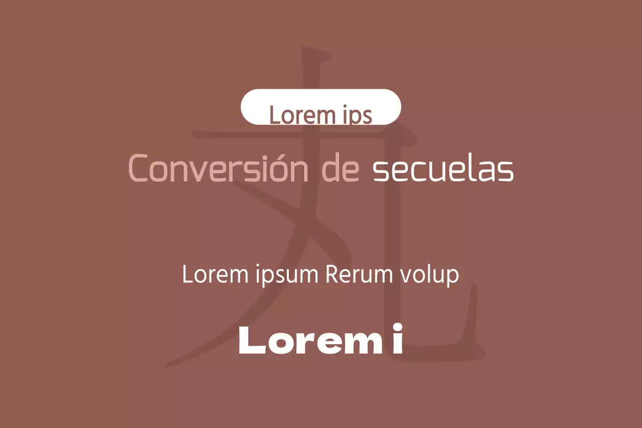 Conversión de secuelas