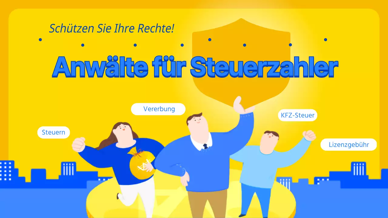 Taxpayer Advocate Informationen in einer gelb-blauen Münze Illustration Konzept