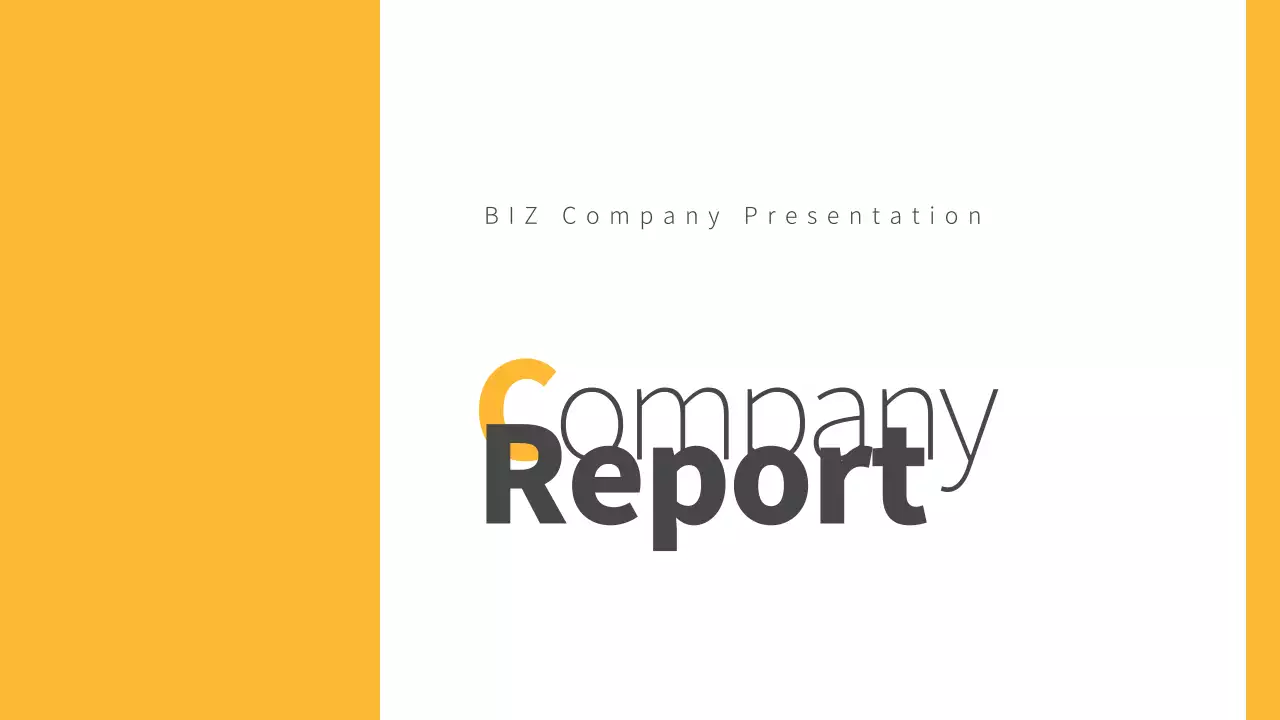 白 シンプル 会社案内 プレゼンテーション