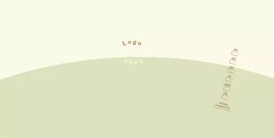 Lettera rotonda giallo-verde