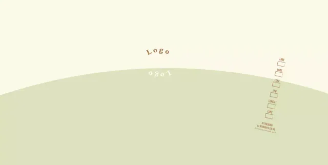 Lettera rotonda giallo-verde