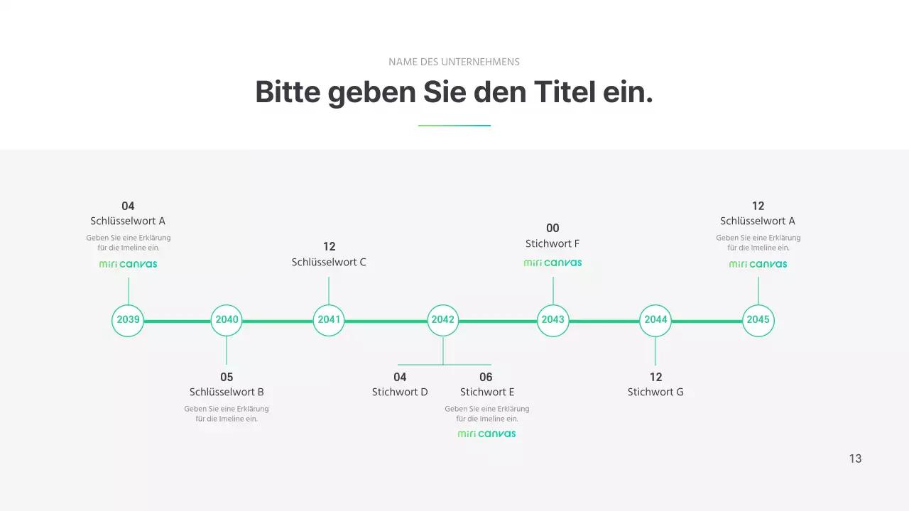 Einfaches Firmenprofil