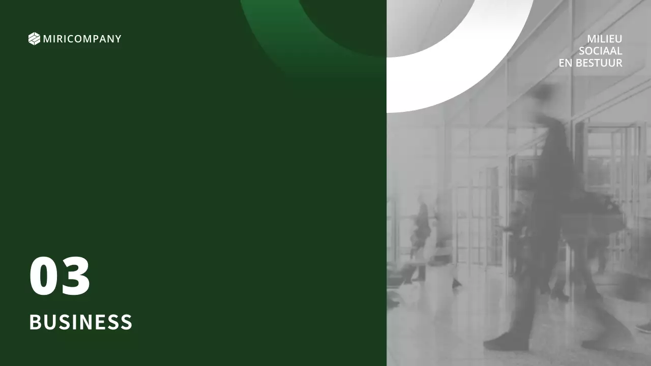 Ecoconcept's ESG-rapport in het groen