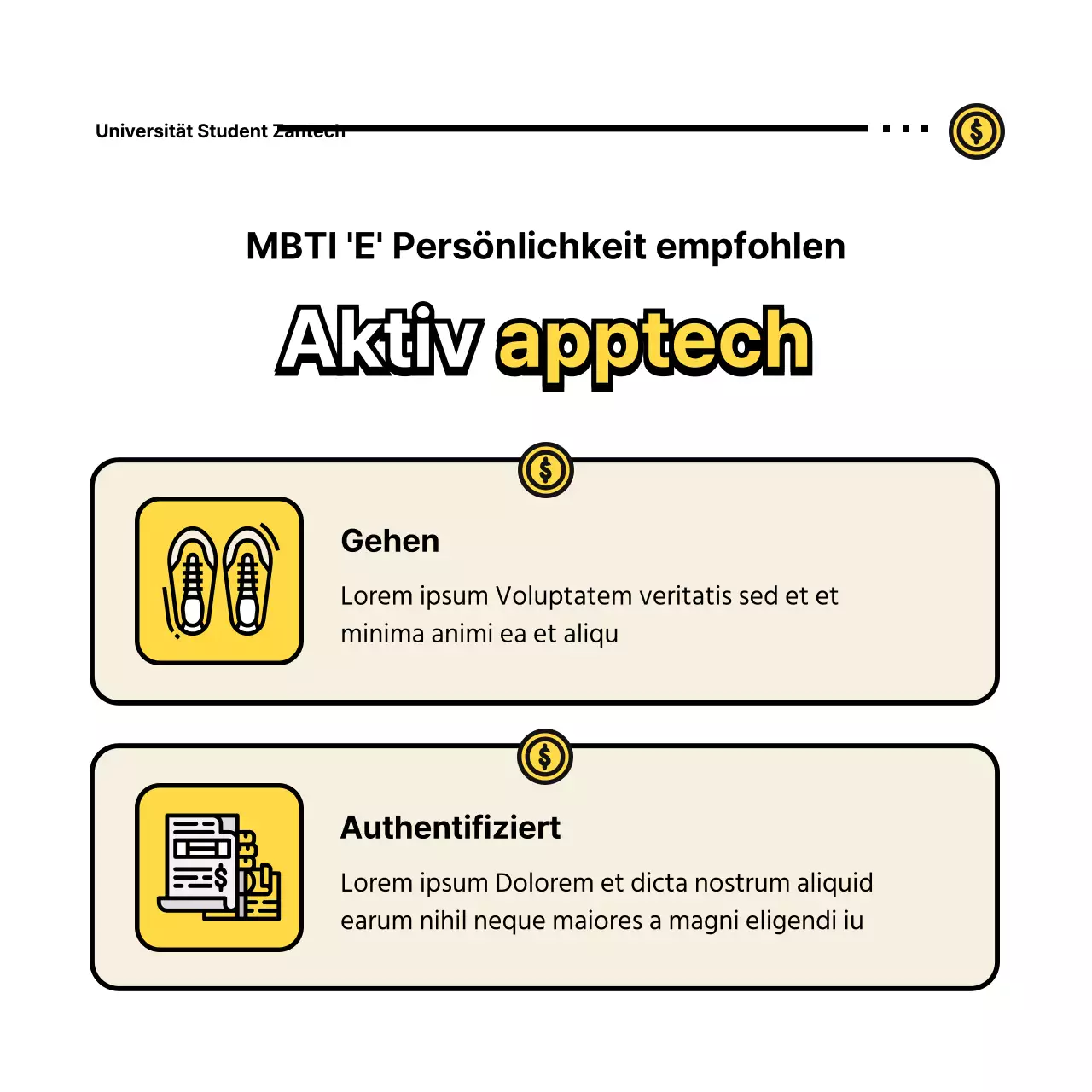 T-Shirts für College-Studenten mit niedlichen gelben Illustrationen