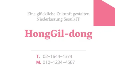 Glückliche Zukunft Rosa