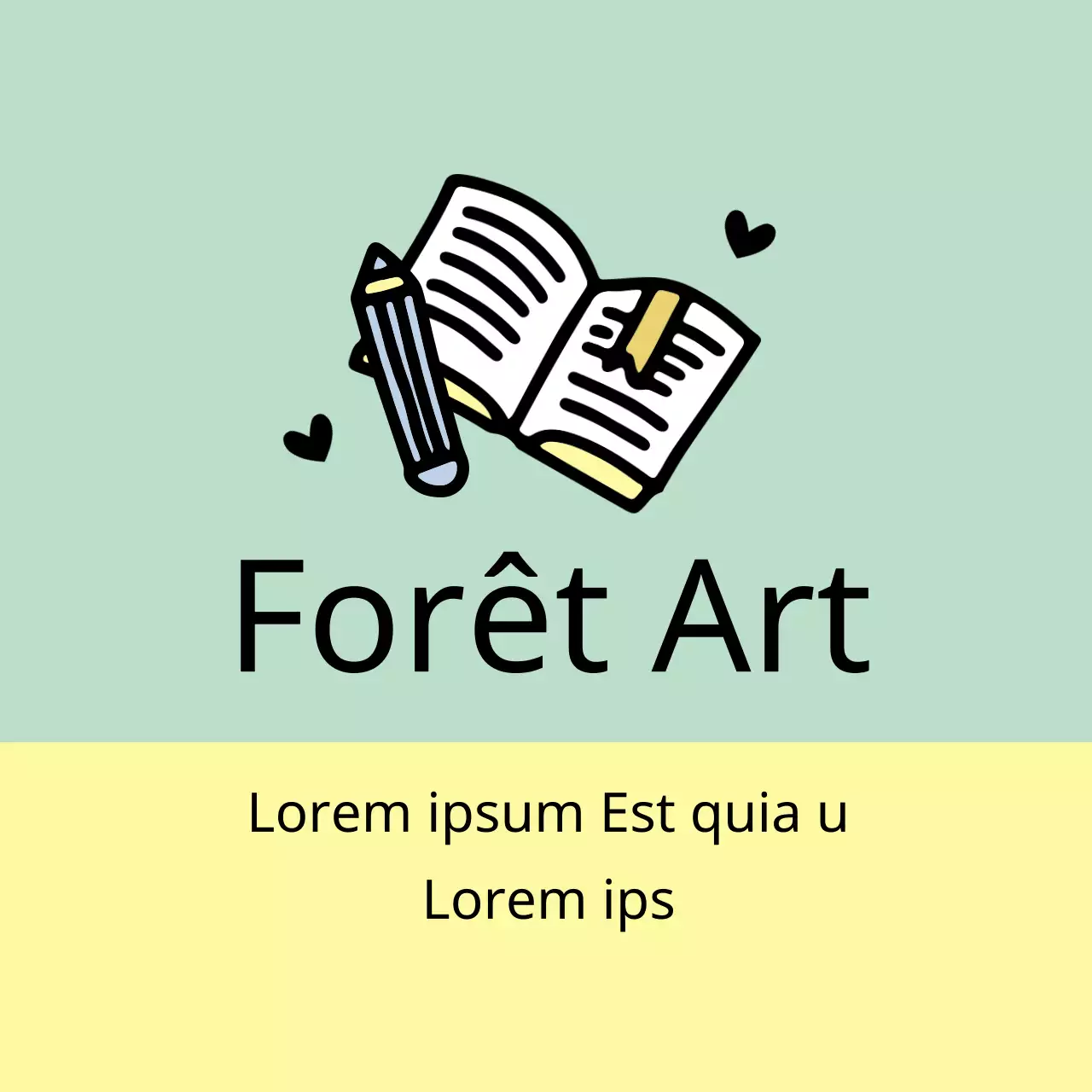 Promotion de l'école d'art de l'illustration jaune de Yandu