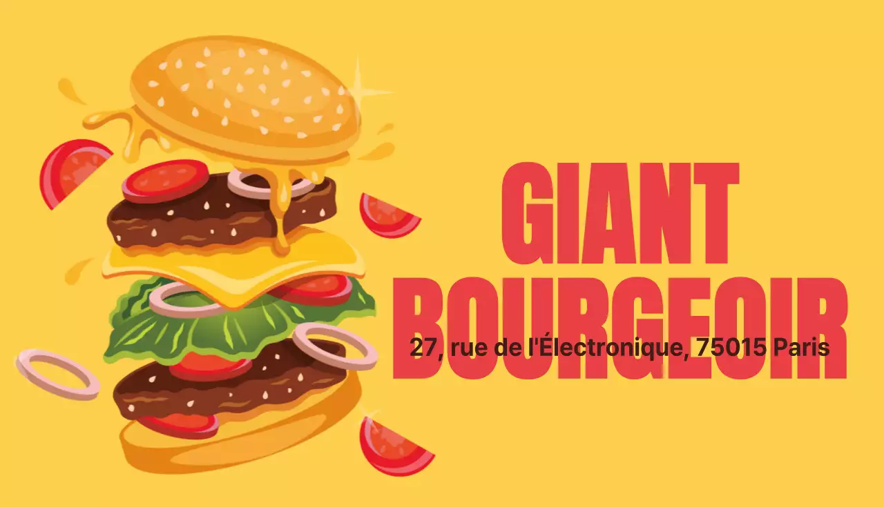 Burger géant