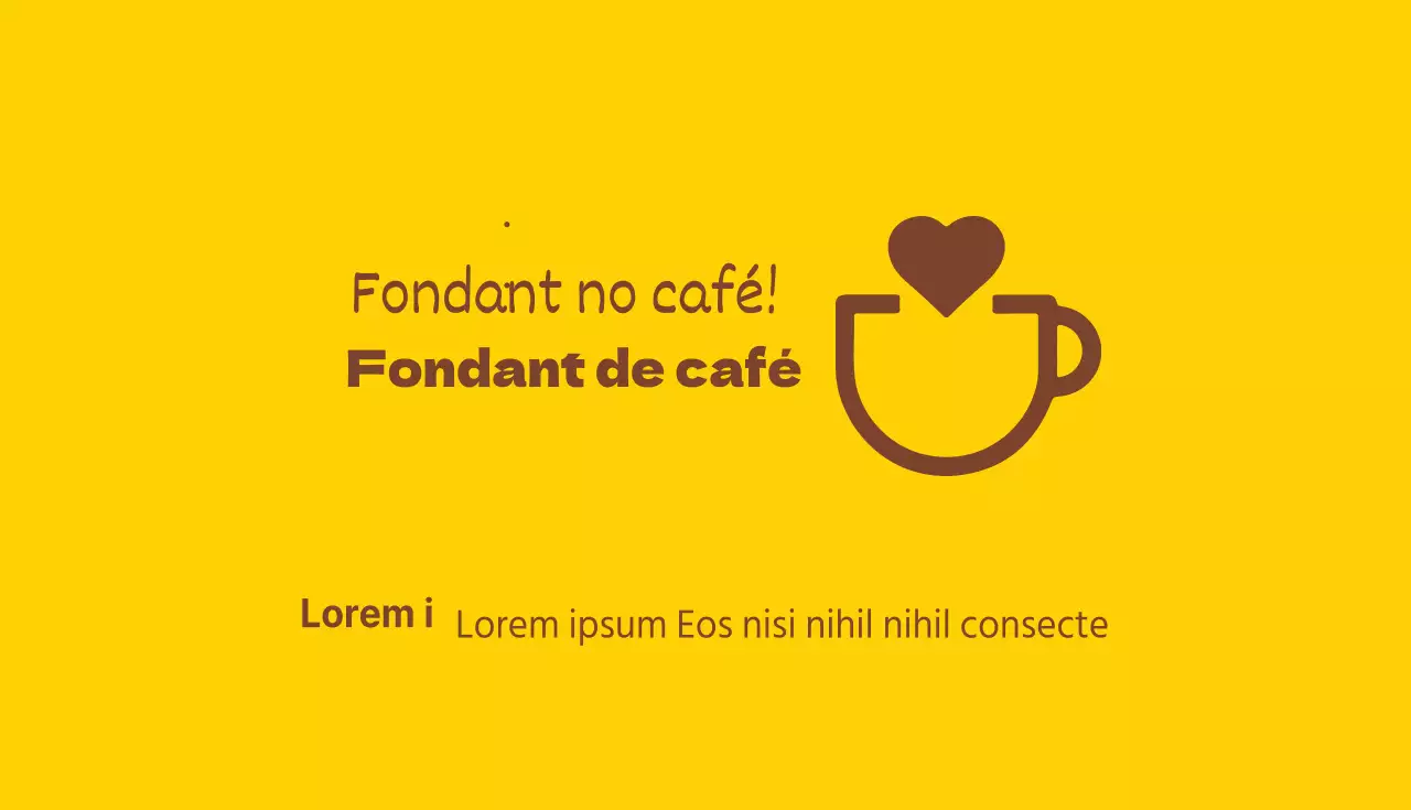 Fondant de café