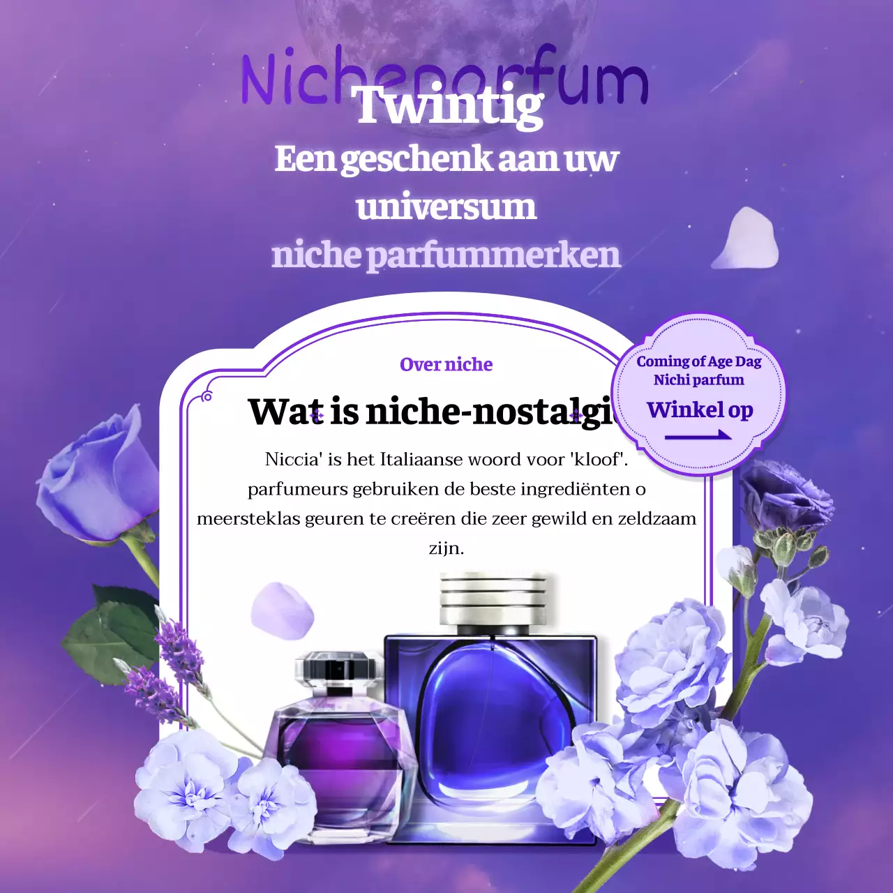 Een luxueus en mysterieus coming-of-age premium niche parfum in paars en violet Aanbevolen merken