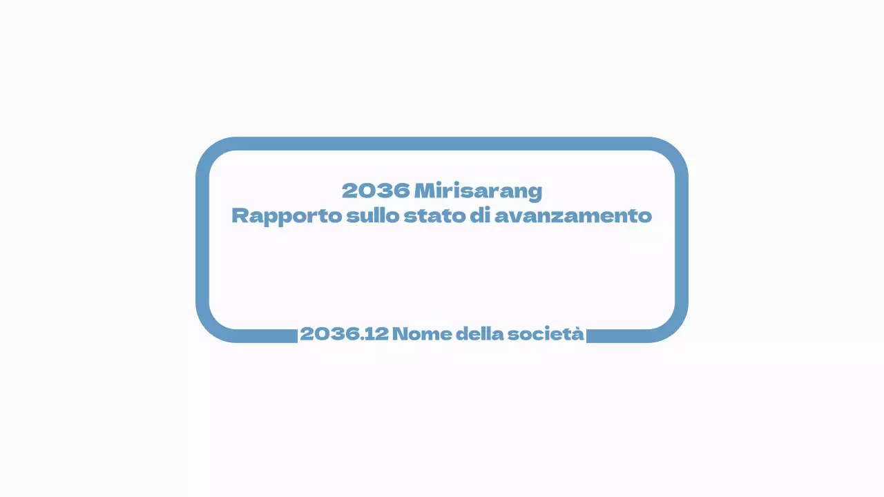 Presentazioni