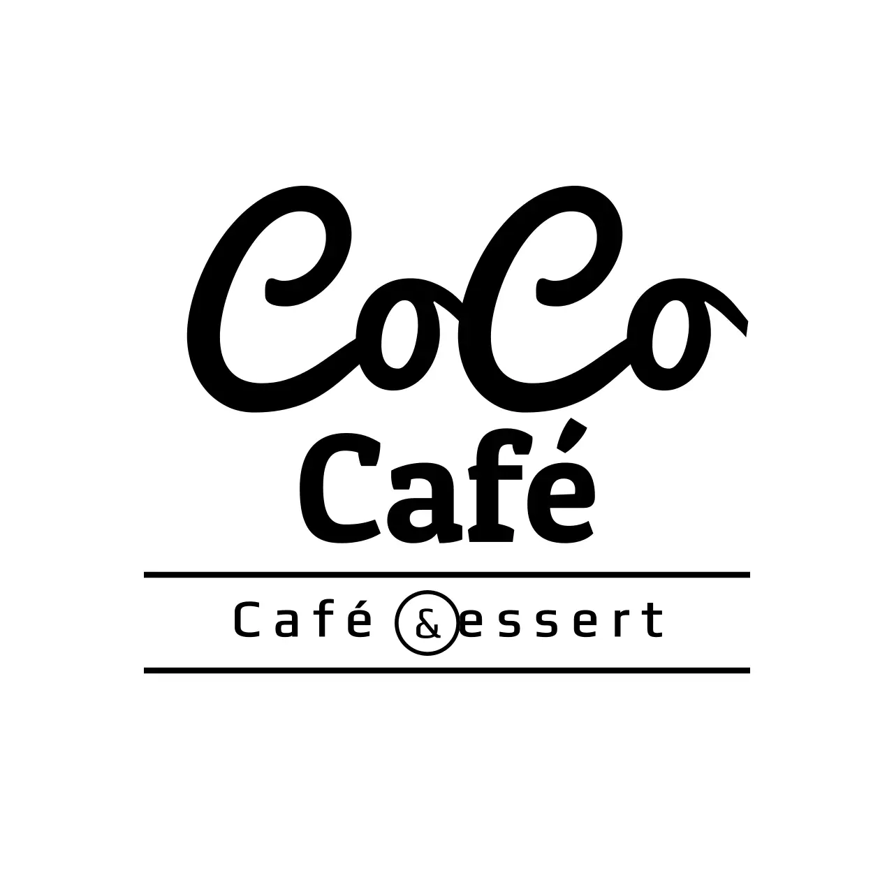 Pour un café simple en noir et blanc