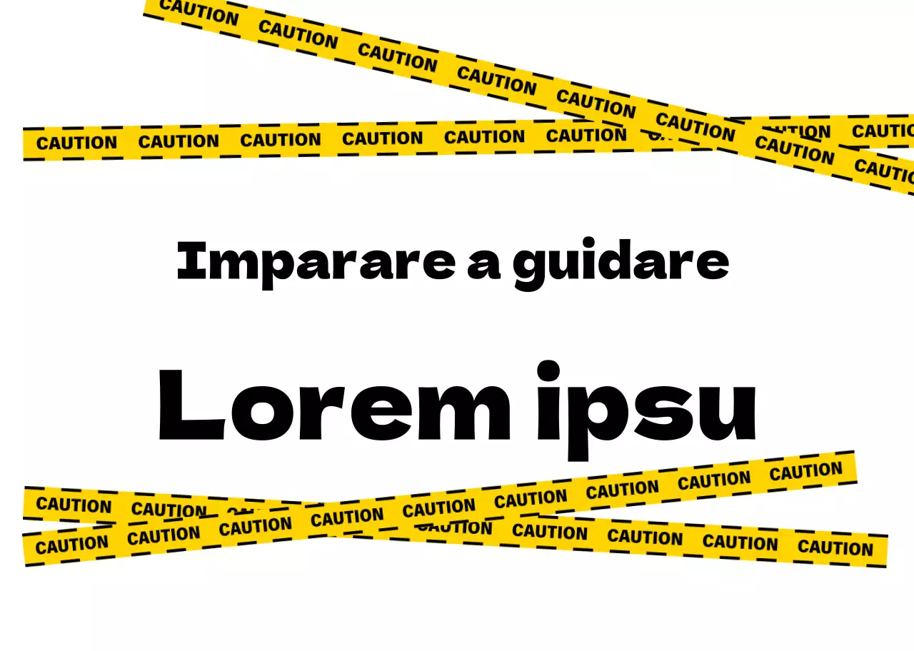 Giallo Nero Istruzioni di guida per principianti di facile lettura