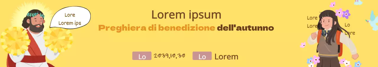 Preghiera di benedizione dell'autunno