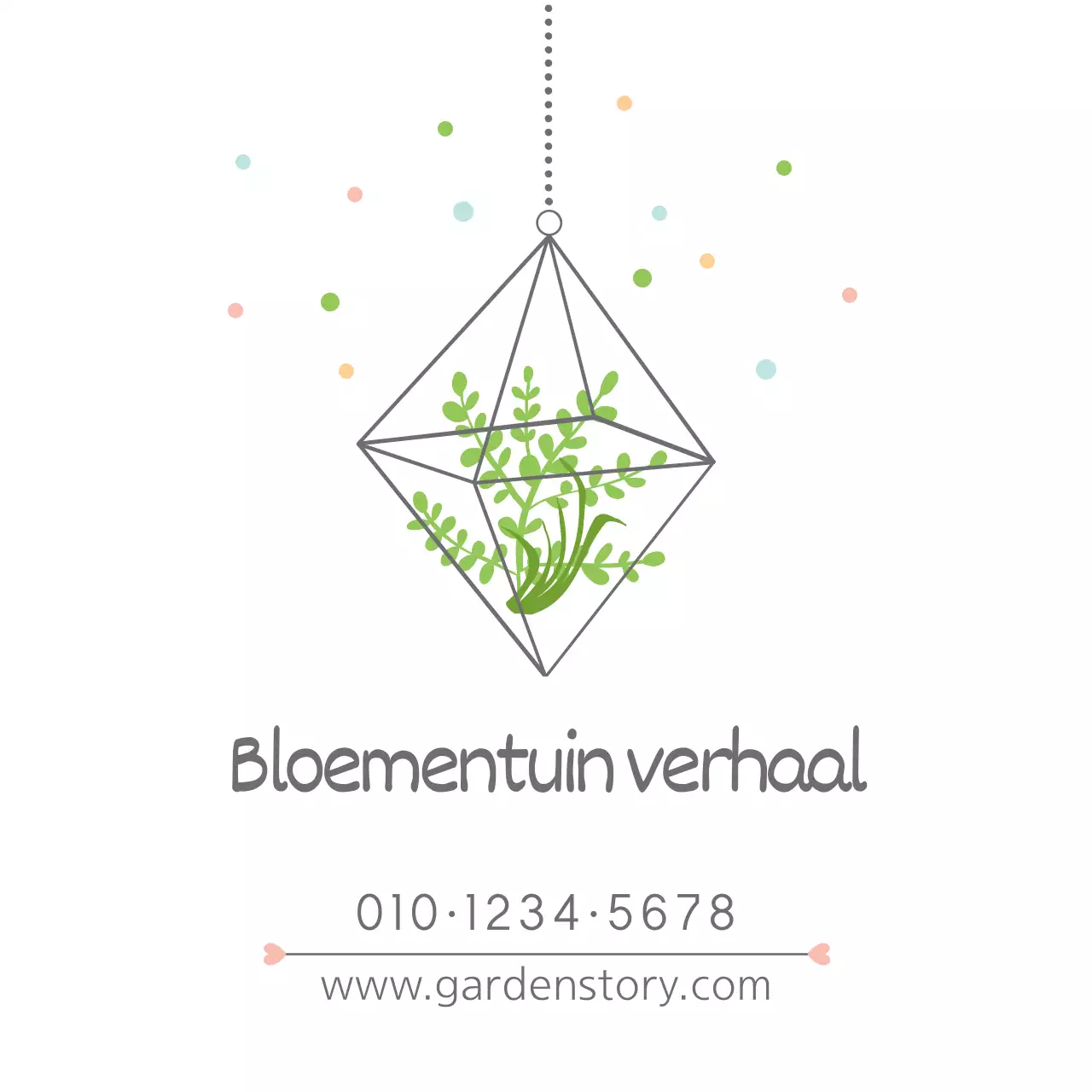 Bloementuin verhaal