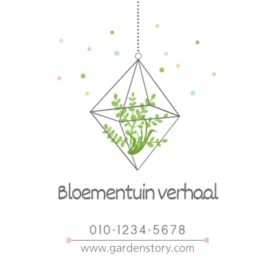 Bloementuin verhaal