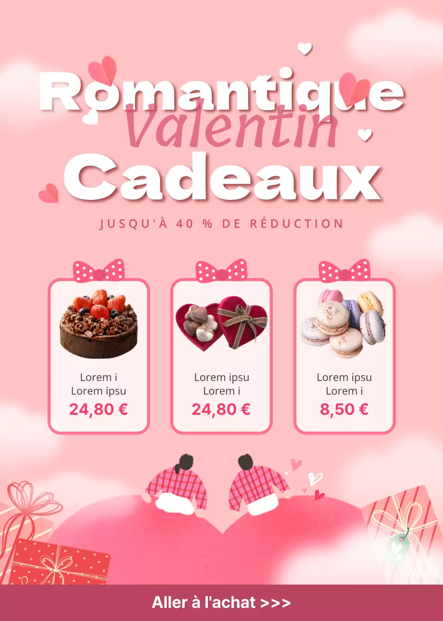 Réductions en rose pour la Saint-Valentin
