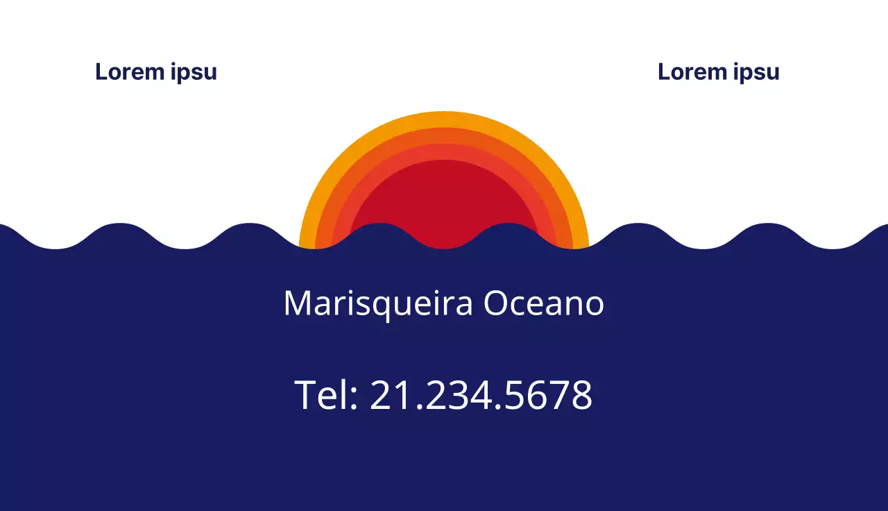 Sashimi de restaurante giro com ilustração azul