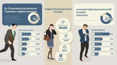 Semplice e professionale nei colori navy e beige per informare chi lavora in ufficio.
