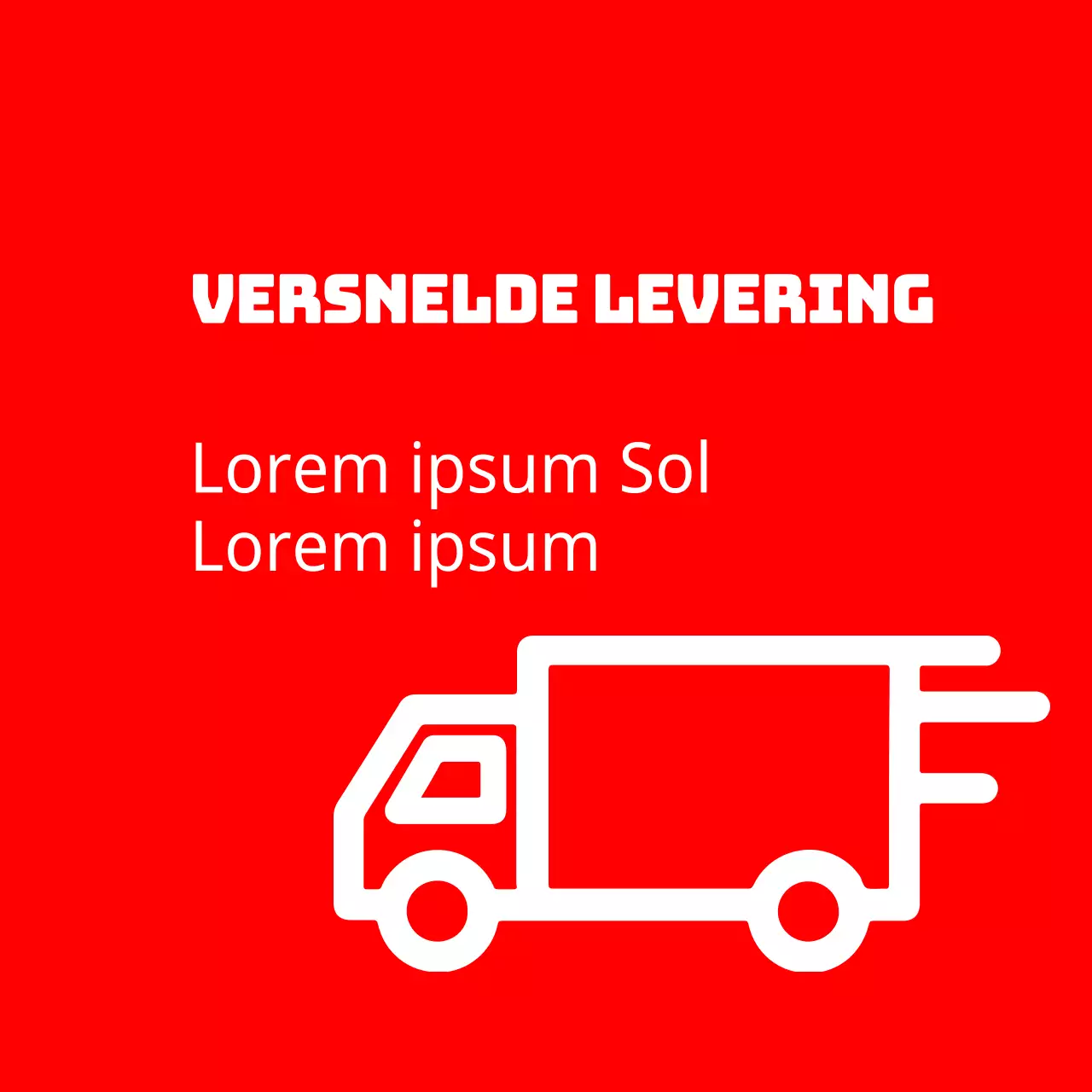 Versnelde verzending