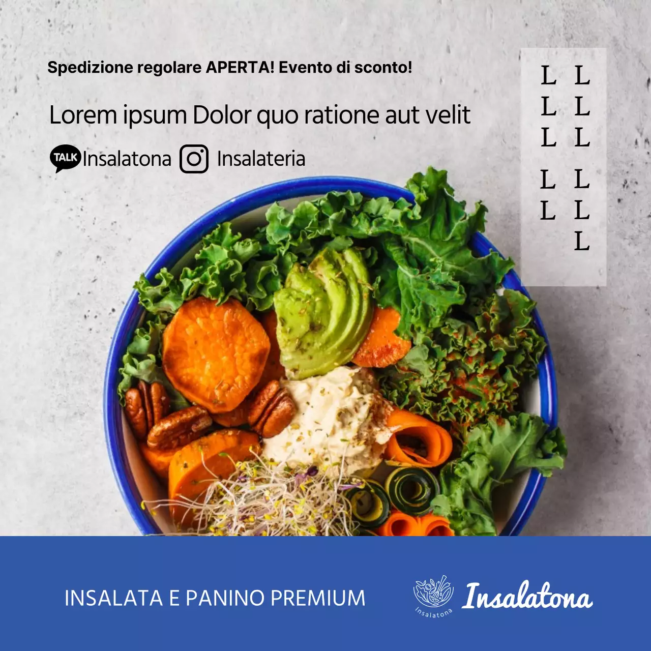 Insalata Salute e Benessere Consegna in abbonamento Premium Evento di vendita libera