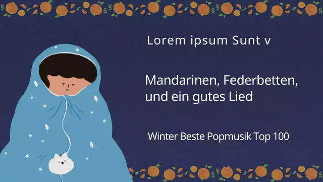 Hören Sie Musik mit blauen emotionalen Illustrationen