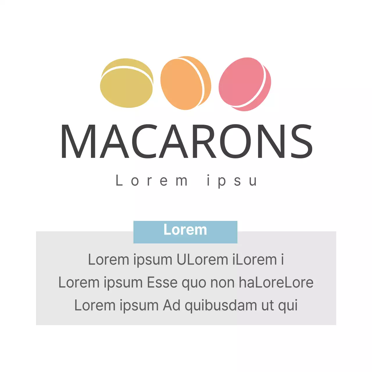 Les macarons sont vendus congelés
