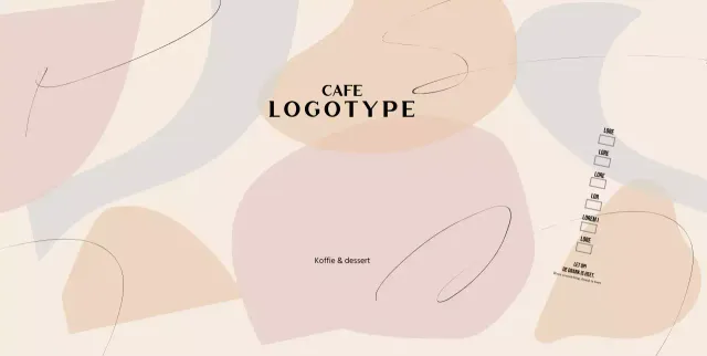 Beige Modern Vormenpatroon