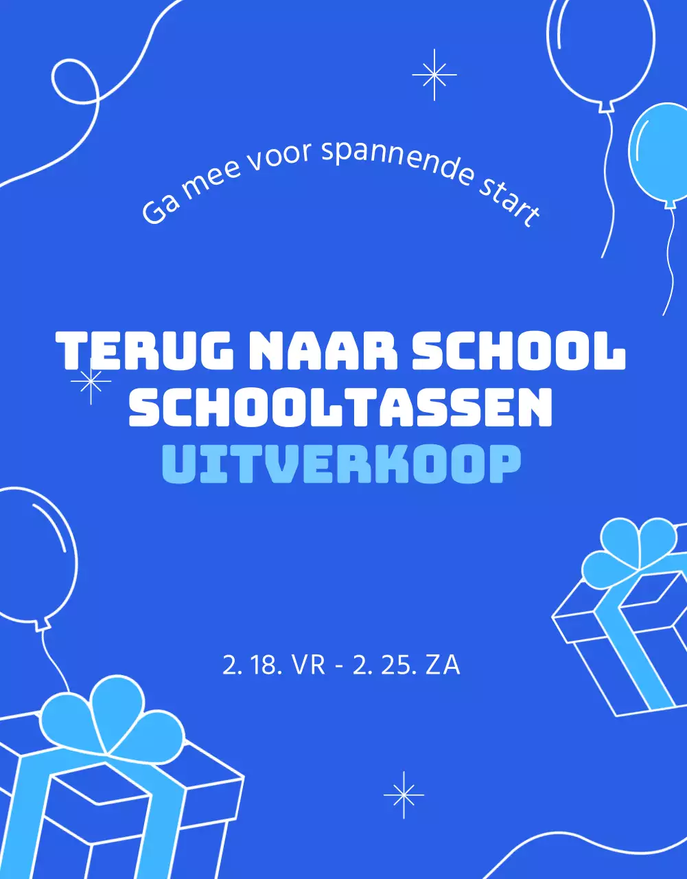 Blauwe strakke illustratie uitverkoop