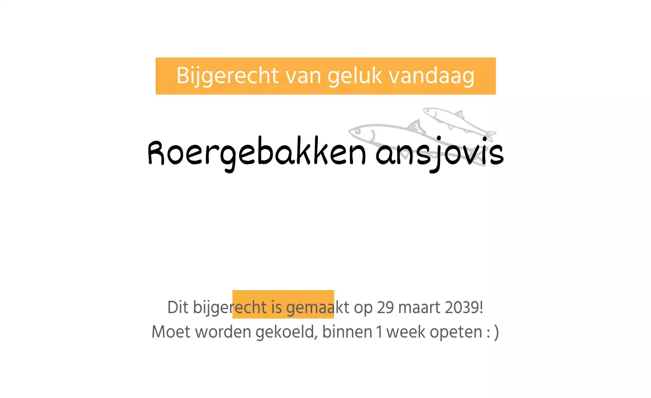 Bijgerecht van de dag