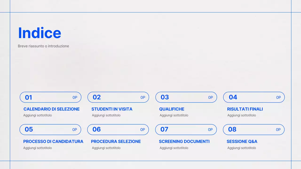 Una semplice sessione informativa di scambio di host blu e grigi