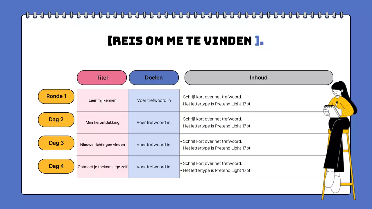 Jongeren leren hun zelfbegrip uit te drukken in kleurrijke schetsboekkaders