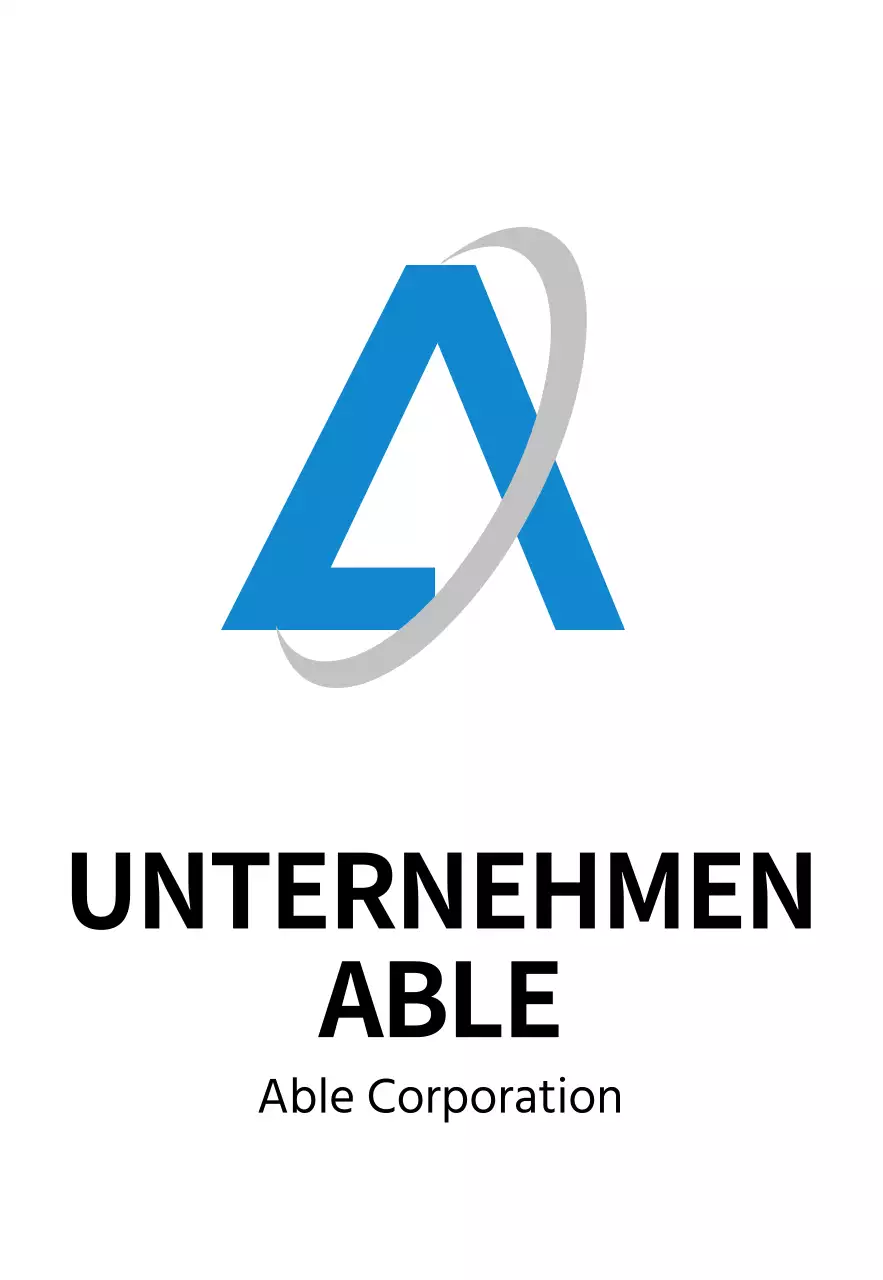 Einfaches blaues Logo Firmenlogo-Schild