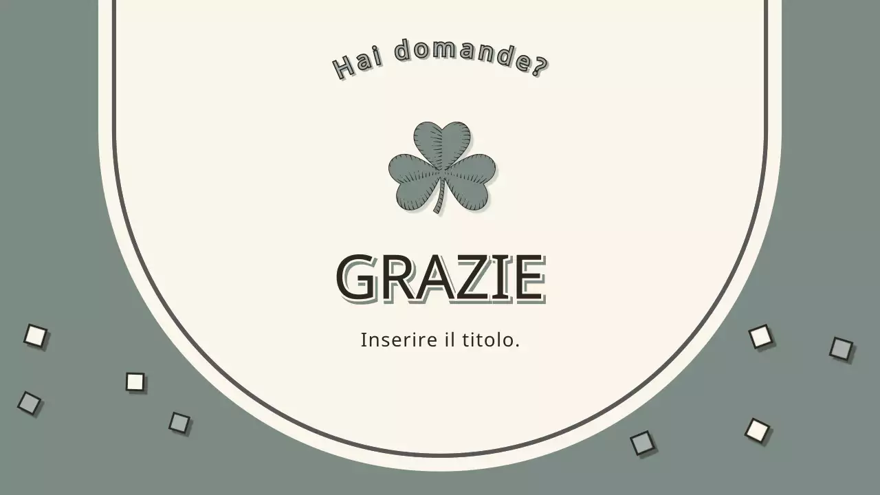 Presentazione vintage in cachi e crema