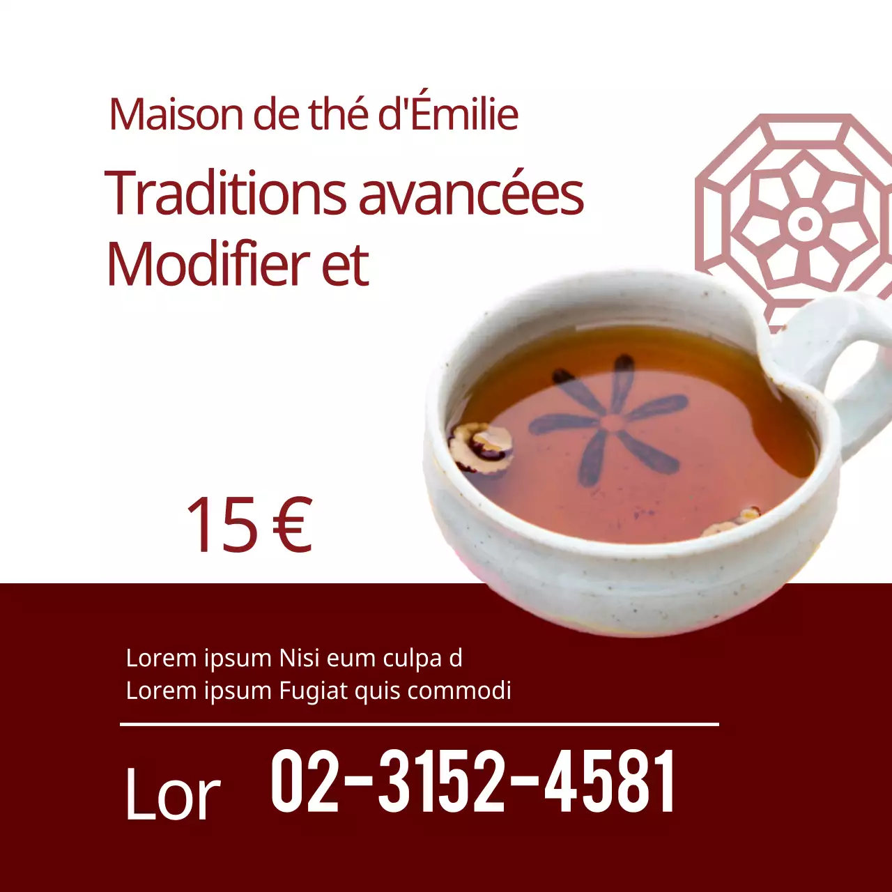 Modifications traditionnelles avancées et