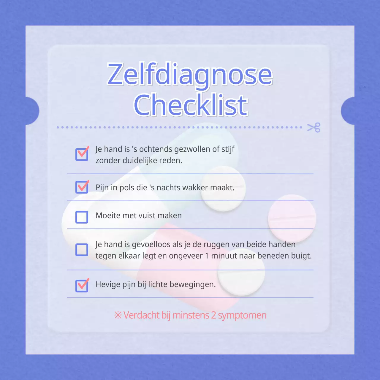 Multicoloured ziekenhuis medicijnentas concept