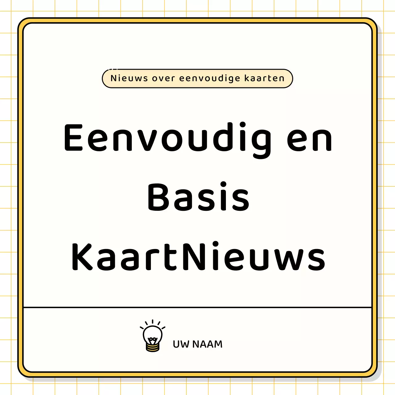 Basis presentatieset in geel en chartreuse