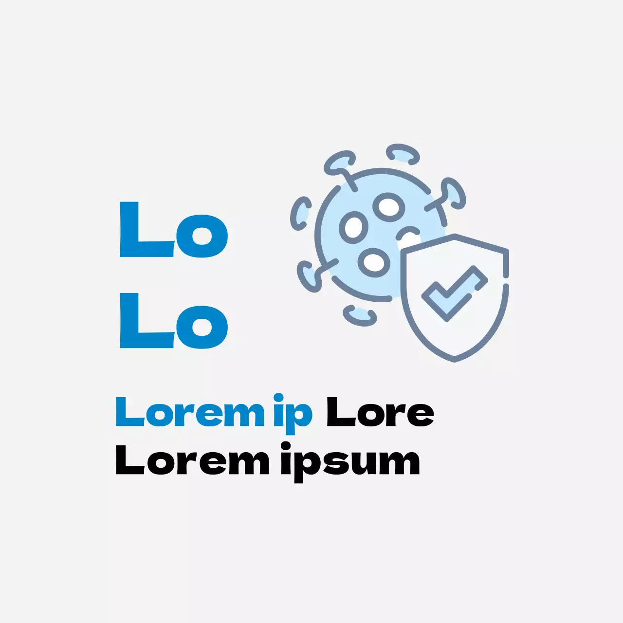 Illustration bleue nettoyer corona quarantaine