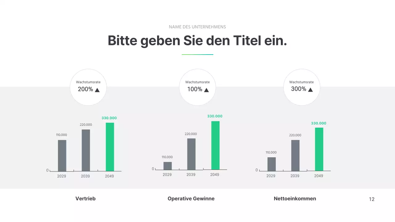 Einfaches Firmenprofil
